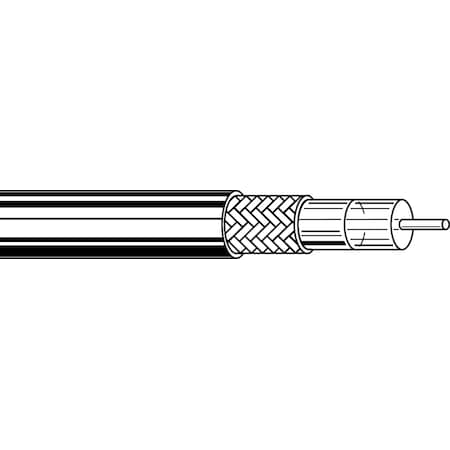 Belden RG58 20 SOL BC PE DUOBOND+55%, TNC BRD SHD PVC JKT UL1354, 1000FT 9310 0101000